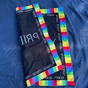 MACY’S (3 Bundle)Vintage Pride + Joy Rainbow Scarf 90’s Gay Pride Parade Rare🌈🌈🌈